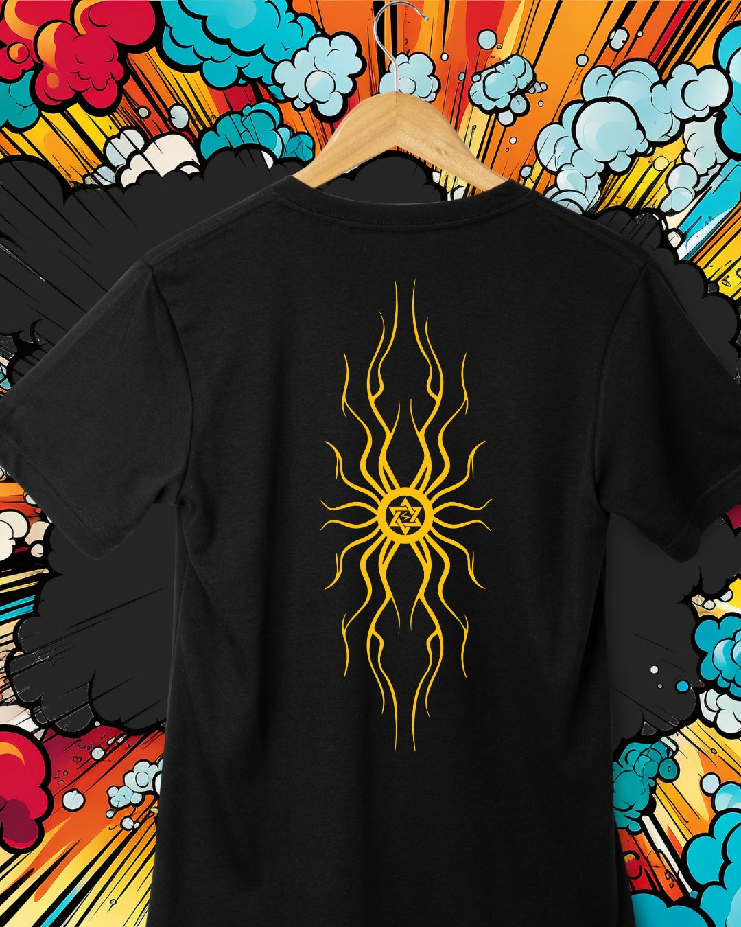 Shaktimaan Classic Round Neck Half-Sleeve T-Shirt - 90's Superhero Edition