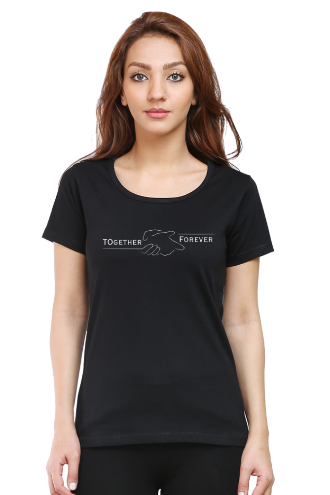 Together Forever - Cotton classic roundneck women -Dark