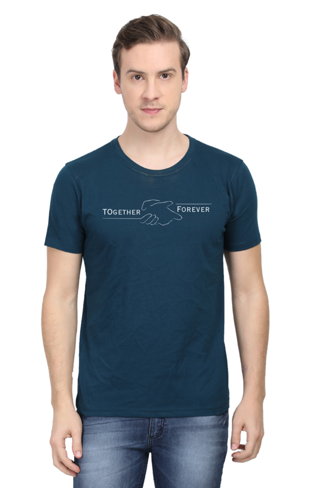 Together Forever - Cotton classic roundneck men -Dark
