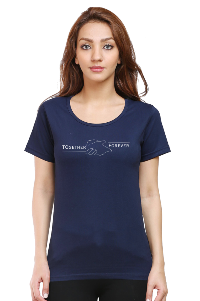Together Forever - Cotton classic roundneck women -Dark