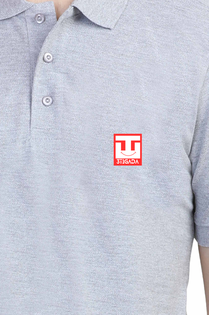 Male Polo Half Sleeve T-shirt- Plain Solids