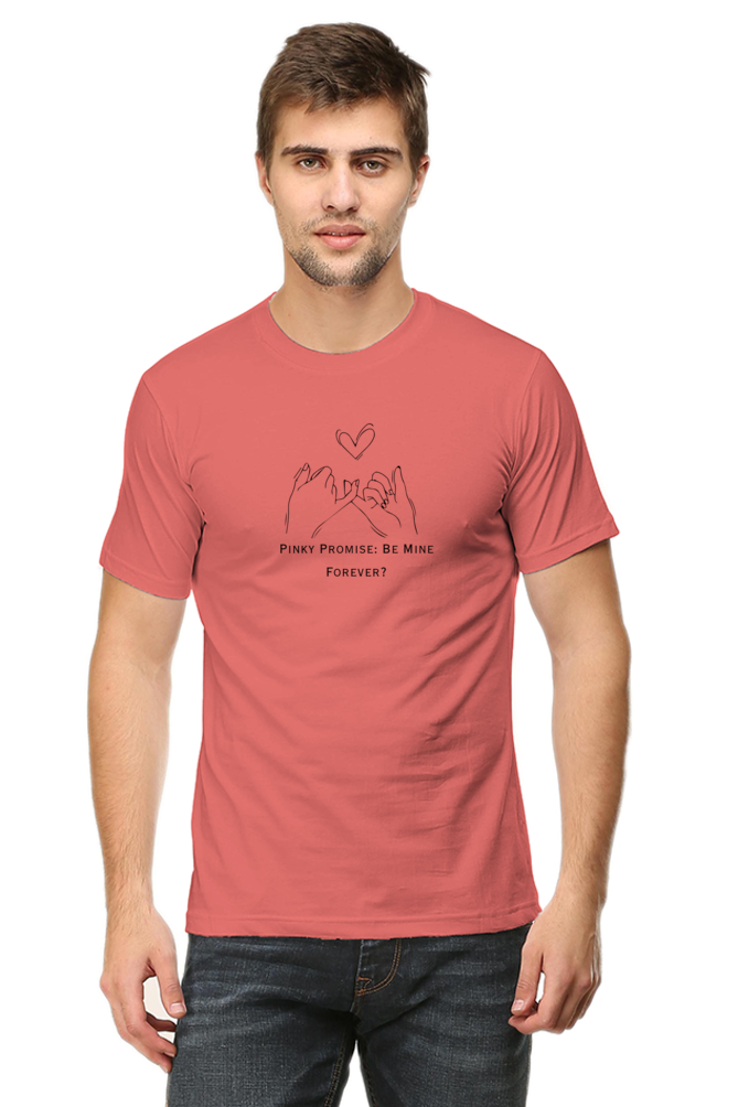 Pinky Promise: Forever- Cotton classic roundneck men -Light