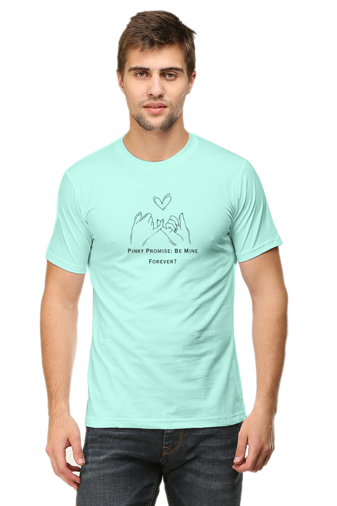 Pinky Promise: Forever- Cotton classic roundneck men -Light