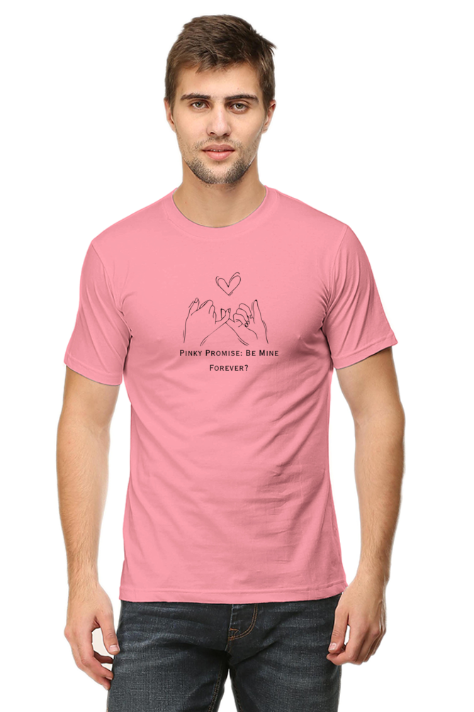 Pinky Promise: Forever- Cotton classic roundneck men -Light