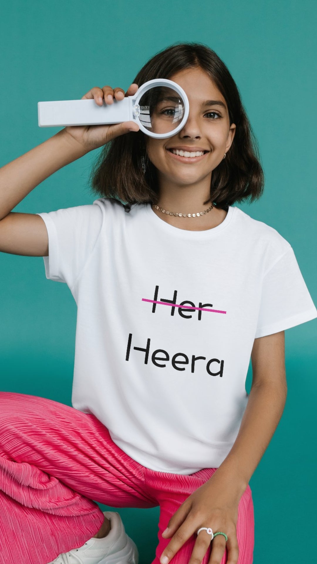 Her - Hera Tee – Black Puff Print-Chic Minimalist Collection