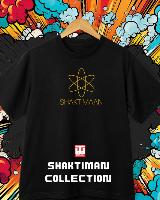 Shaktimaan Classic Round Neck Half-Sleeve T-Shirt - 90's Superhero Edition