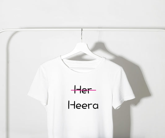 Her - Hera Tee – Black Puff Print-Chic Minimalist Collection